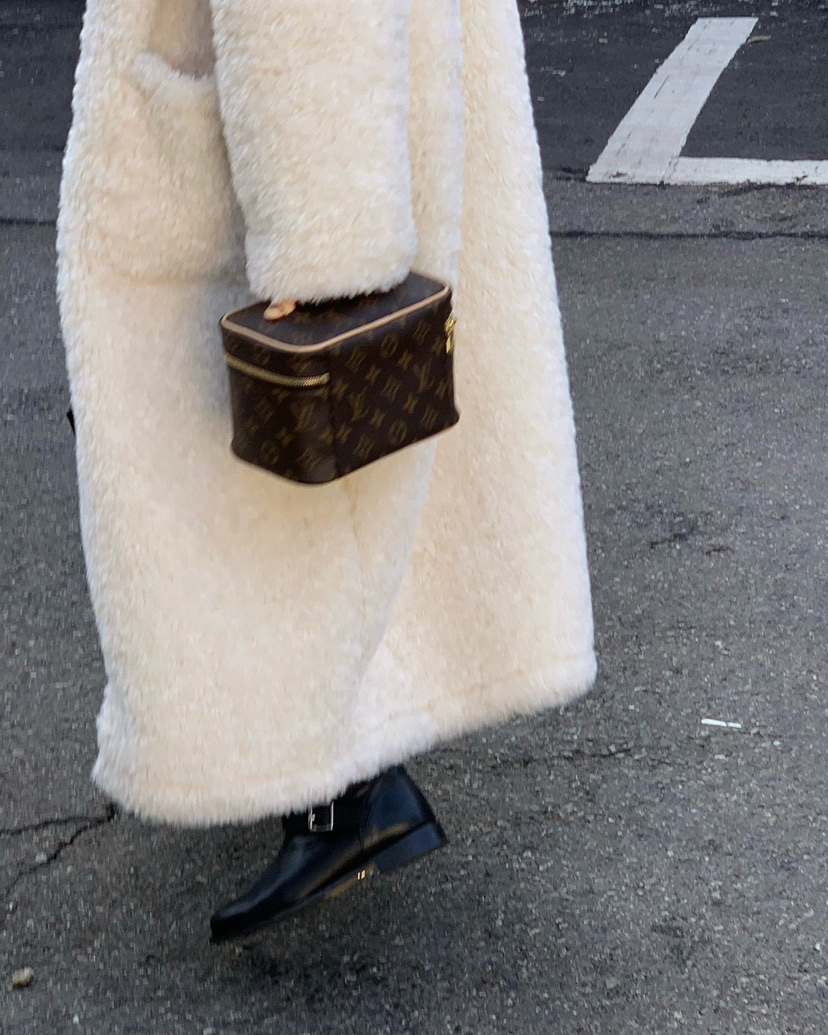 REVE CITE-L韓國代購㊣女裝新品25秋冬中長款大衣羊毛拉鏈REVE CITE-L中長款大衣