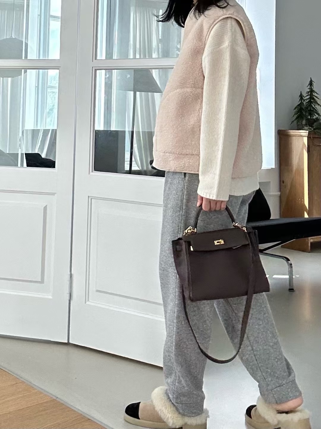 KIND-카인드-OT東大門㊣直郵女士新品真品時尚休閑馬甲抓絨KIND-ot馬甲