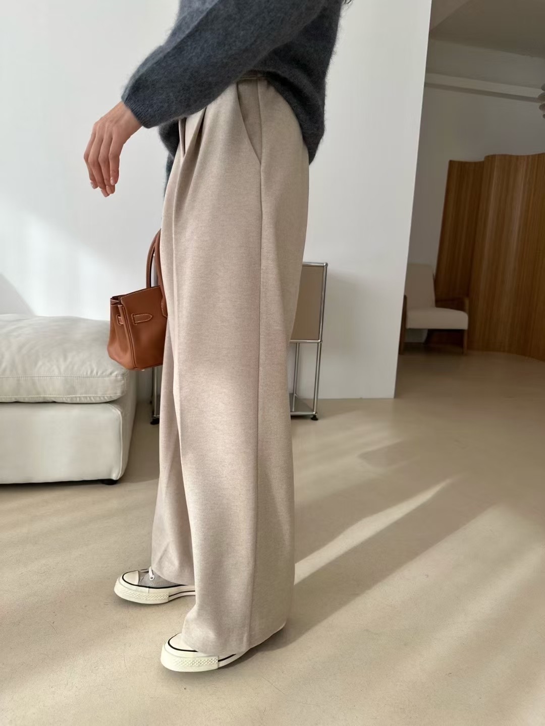 KIND-카인드-OT東大門㊣代購女裝新款真品熱賣休閑褲褶裥KIND-ot休閑褲