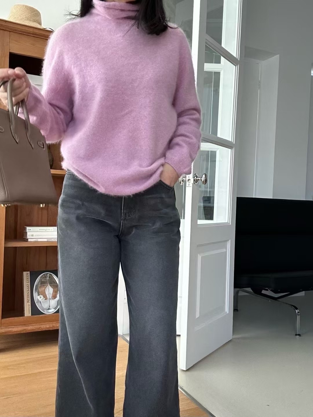 KIND-카인드-OT東大門㊣直郵女士新品職業25秋冬人氣針織衫KIND-ot針織衫圖色1