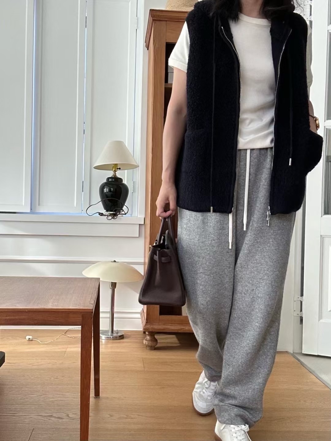 KIND-카인드-OT東大門㊣直郵女士新款時尚休閑休閑褲羊毛KIND-ot休閑褲