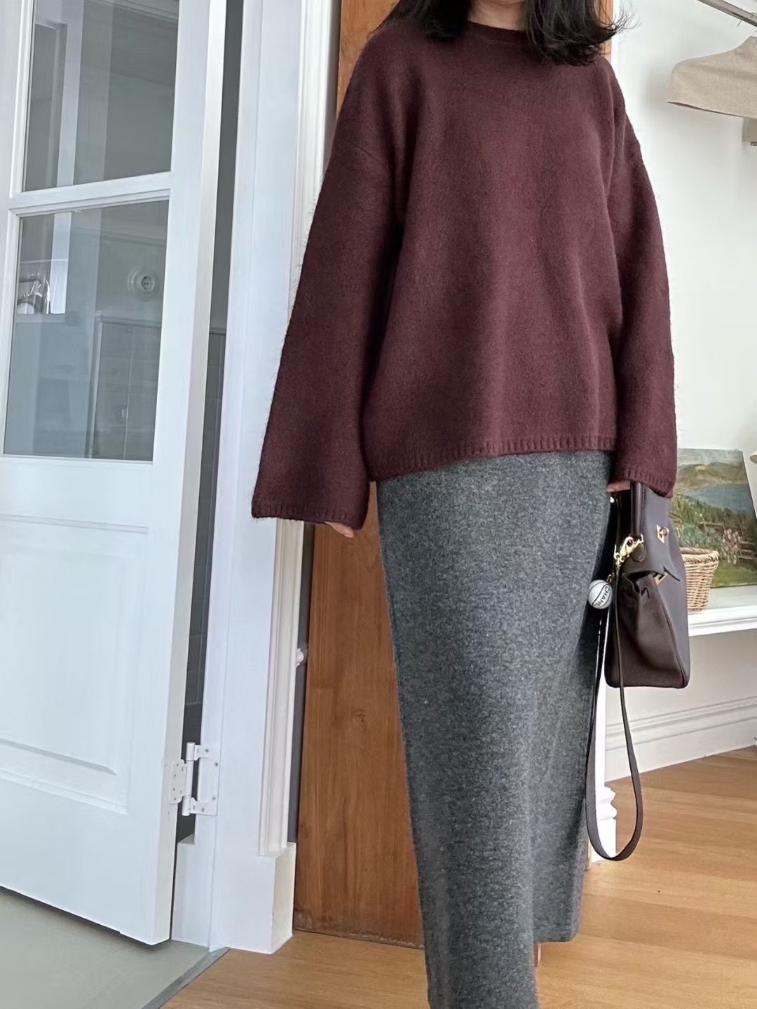 KIND-카인드-OT東大門㊣代購女士新款25秋冬針織衫羊毛寬松KIND-ot針織衫圖色2