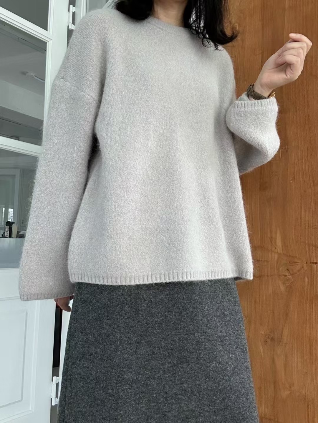 KIND-카인드-OT東大門㊣代購女士新款25秋冬針織衫羊毛寬松KIND-ot針織衫圖色3