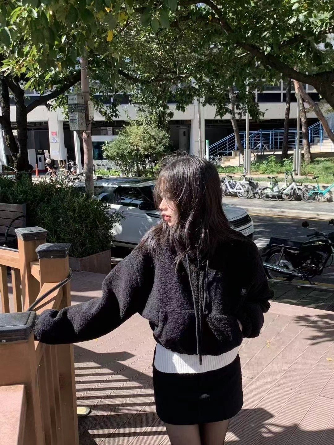 BBOO-뿌-T韓國代購㊣女裝新品休閑人氣25秋冬時尚夾克羊毛BBOO-뿌-T夾克圖色2