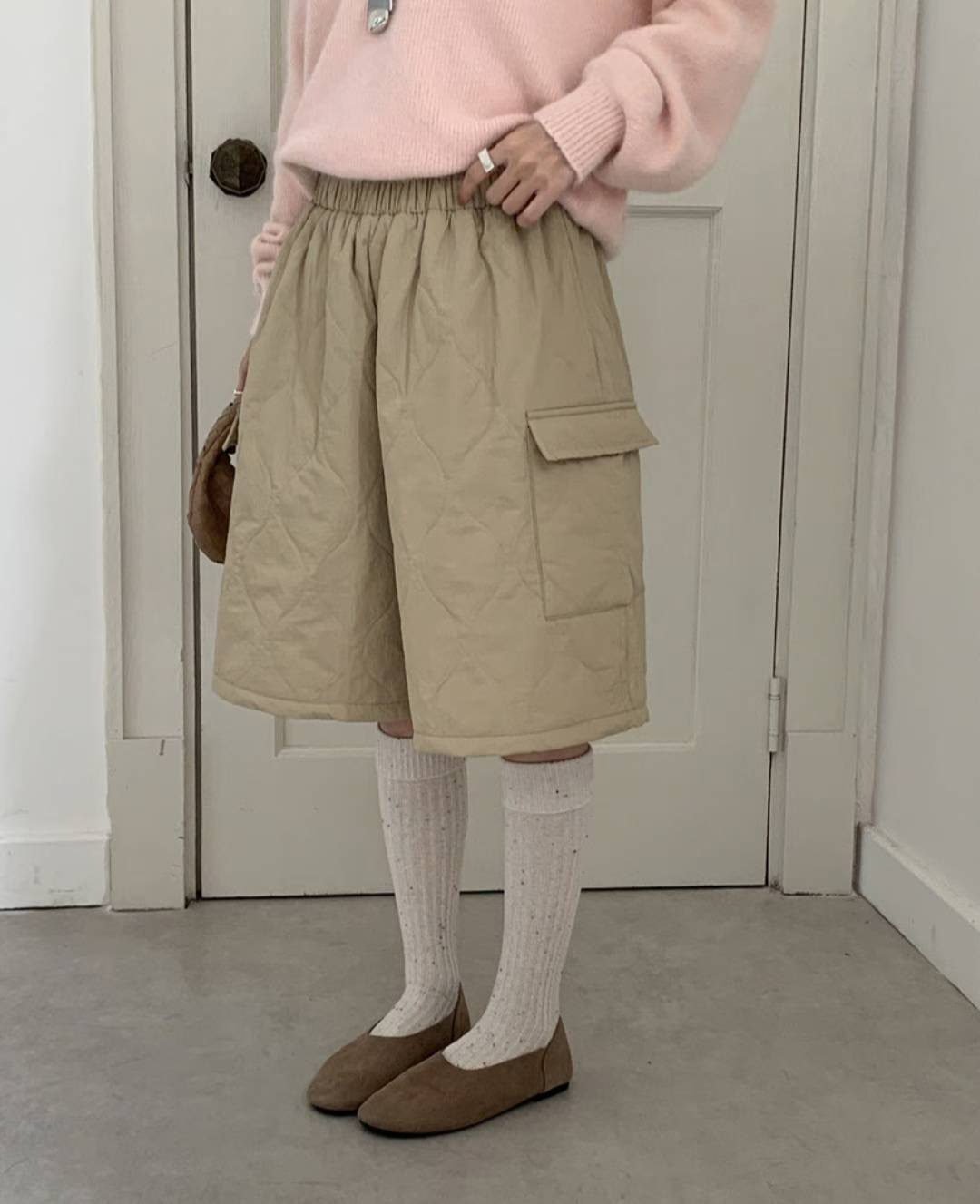 ETEMOY東大門㊣實拍女裝新款人氣熱賣真品休閑職業25秋冬短褲LEHEIM短褲圖色2