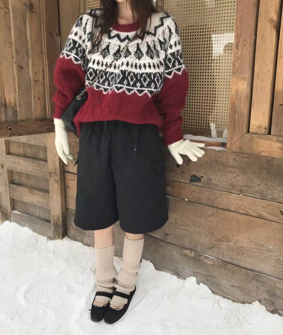 ETEMOY東大門㊣實拍女裝新款人氣熱賣真品休閑職業25秋冬短褲LEHEIM短褲圖色3