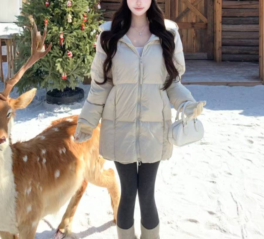 ETEMOY東大門㊣實拍女士新品休閑熱賣推薦真品職業長款棉服LEHEIM長款棉服圖色1