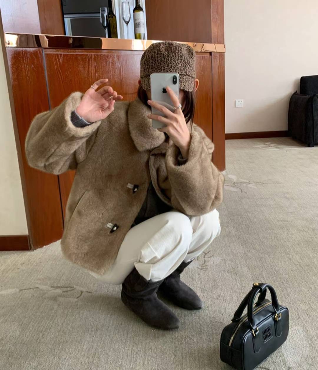 ETEMOY東大門㊣直郵女士新品推薦休閑25秋冬時尚職業短款大衣LEHEIM短款大衣