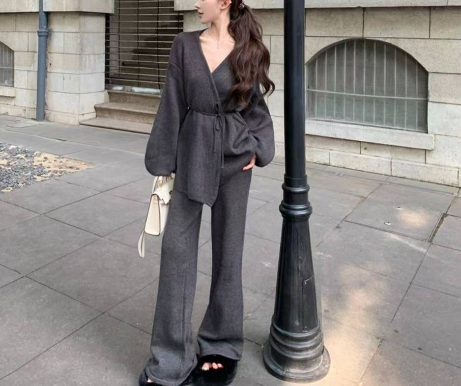 ETEMOY韓國直郵㊣女士新品時尚真品休閑25秋冬熱賣推薦套裝LEHEIM套裝圖色1