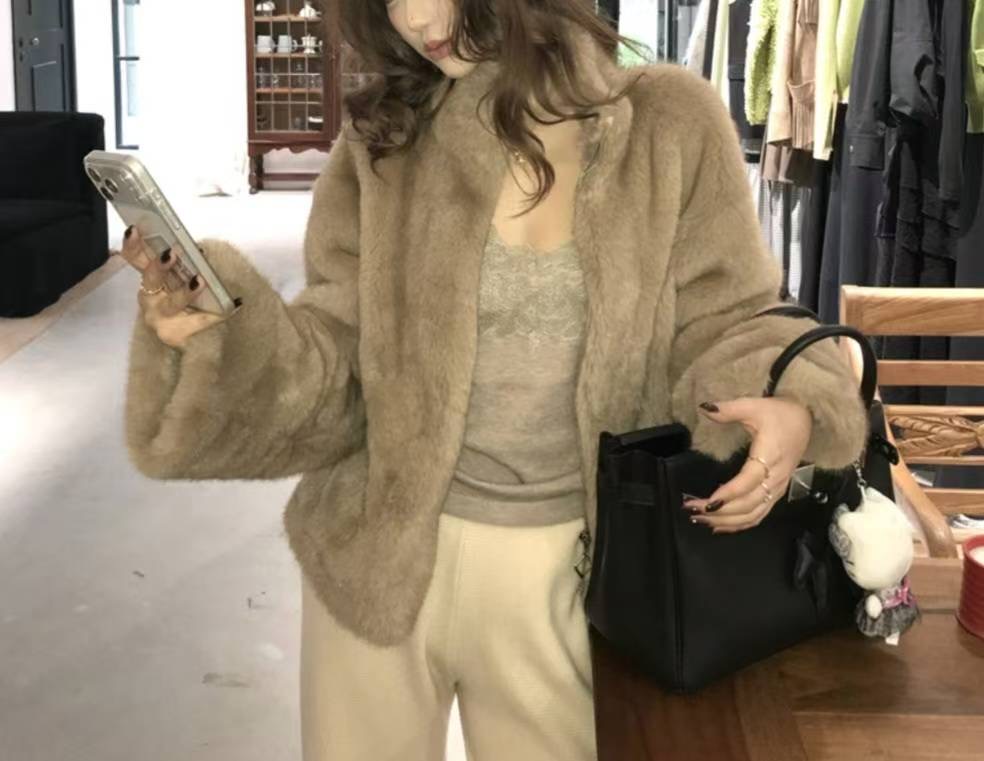 ETEMOY東大門㊣實拍女士新款休閑真品時尚25秋冬職業短款大衣LEHEIM短款大衣