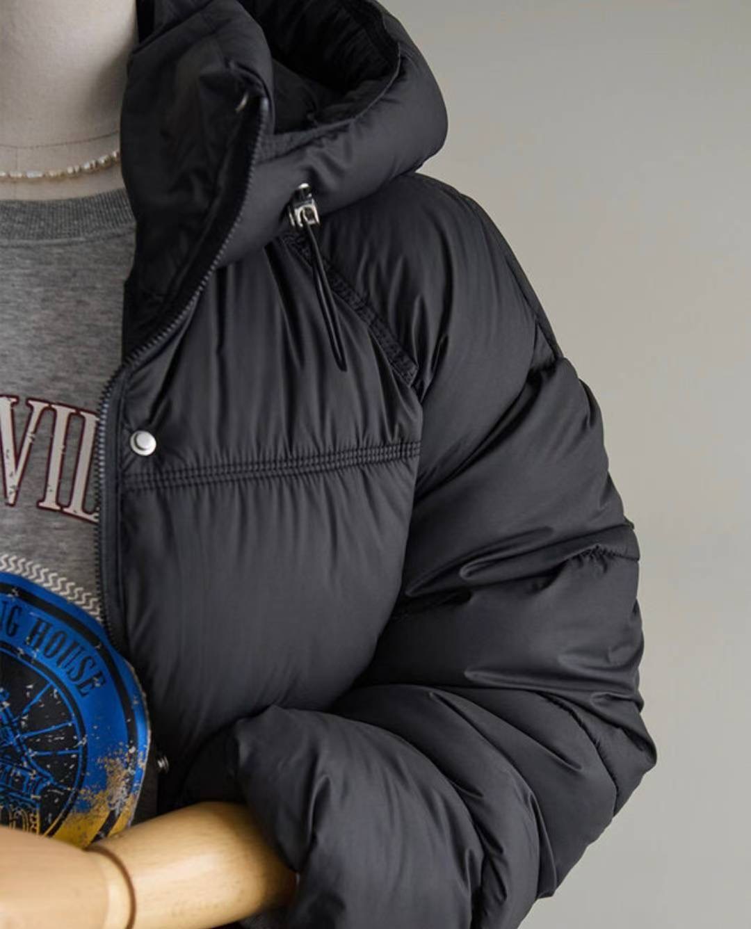 ETEMOY東大門㊣實拍女裝新品25秋冬休閑真品時尚人氣短款棉服LEHEIM短款棉服