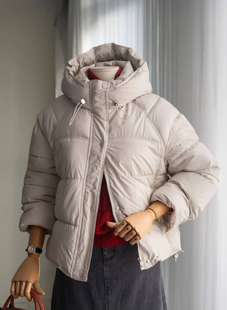 ETEMOY東大門㊣實拍女裝新品25秋冬休閑真品時尚人氣短款棉服LEHEIM短款棉服圖色2