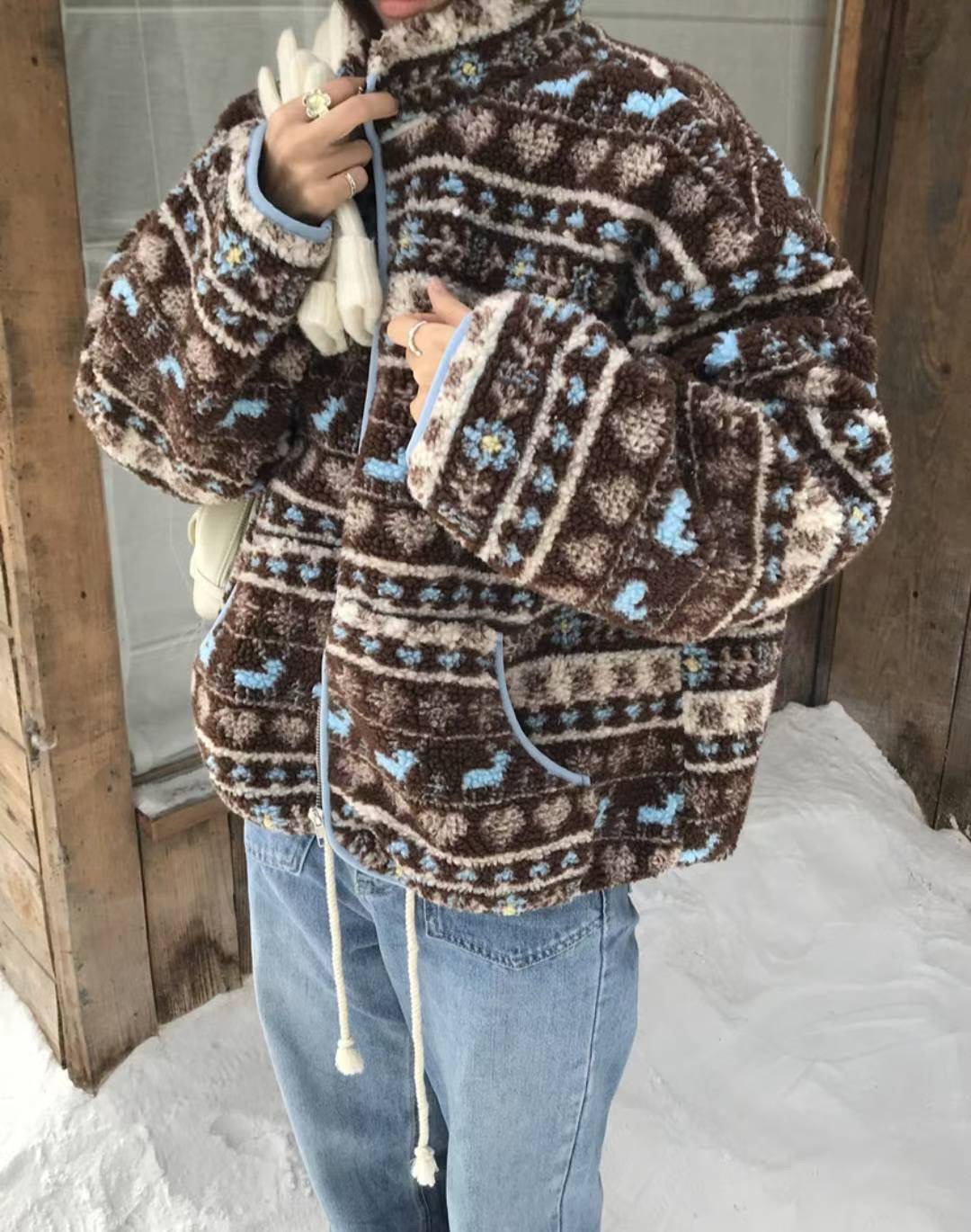 ETEMOY東大門㊣代購女裝新品人氣職業休閑真品25秋冬熱賣夾克LEHEIM夾克圖色1