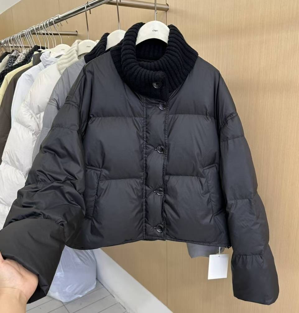 ETEMOY東大門㊣直郵女裝新款職業休閑熱賣真品25秋冬短款棉服LEHEIM短款棉服圖色2