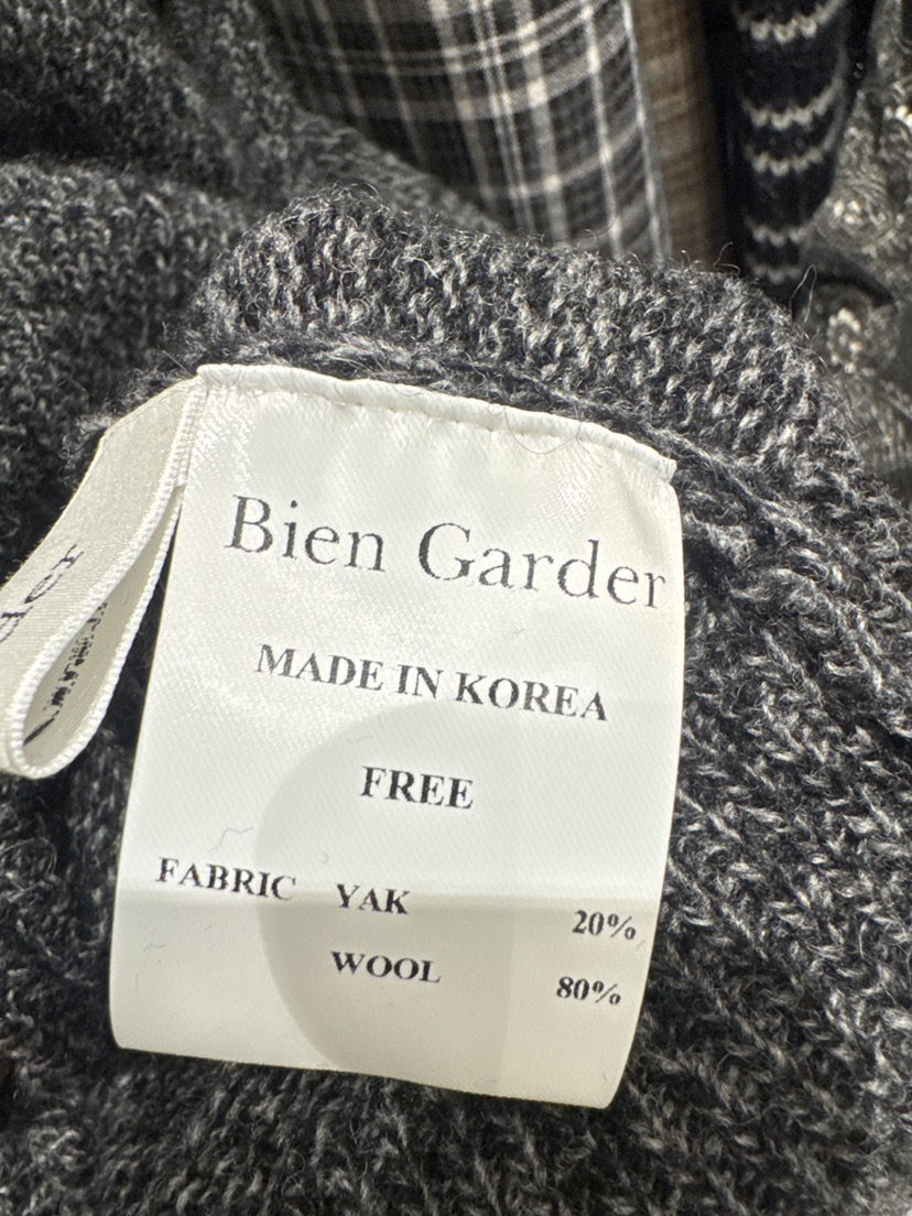 BIEN GARDER韓國直郵㊣女士新款真品職業人氣熱賣25秋冬針織衫BIEN GARDER針織衫