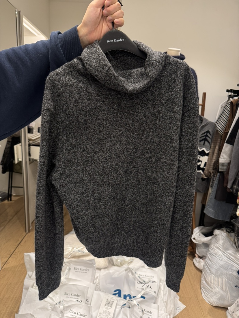 BIEN GARDER韓國直郵㊣女士新款真品職業人氣熱賣25秋冬針織衫BIEN GARDER針織衫圖色3