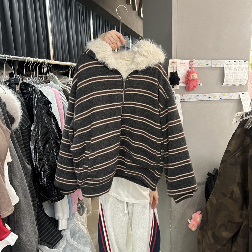 MOMAZU東大門㊣代購女士新款熱賣時尚推薦人氣休閑衛衣雙面MOMAZU衛衣圖色1