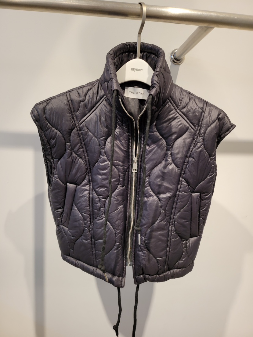 THE OTHER東大門㊣直郵女裝新品推薦熱賣人氣時尚馬甲絎縫THE OTHER馬甲圖色2