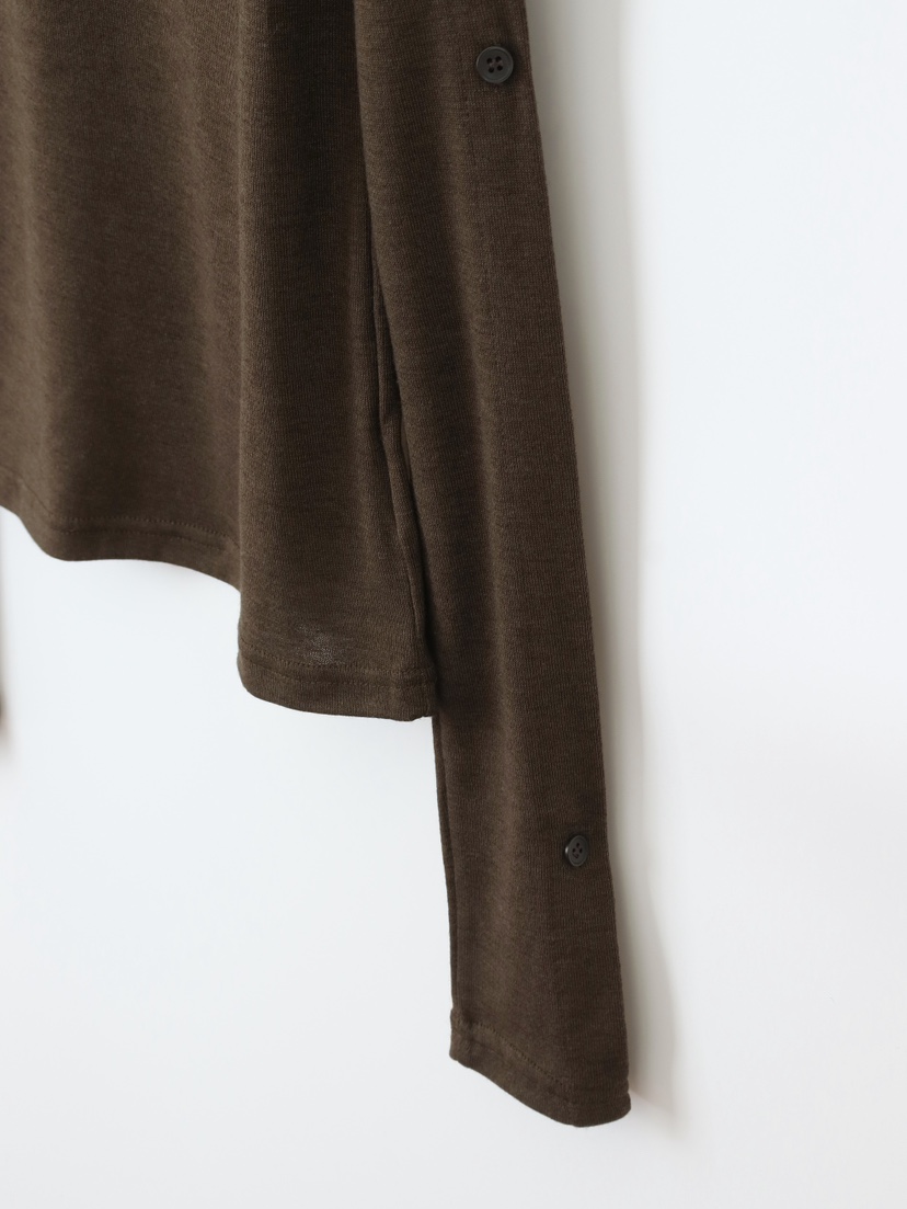 CCW韓國代購㊣女裝新品25秋冬職業休閑時尚推薦熱賣長袖T恤CCW--NYUNYU長袖T恤