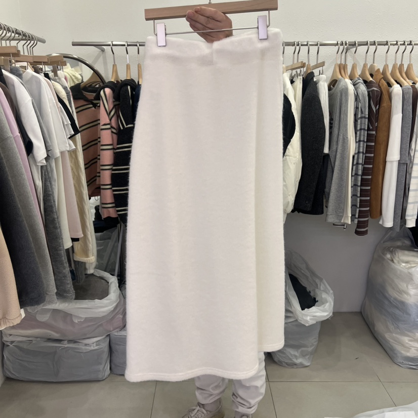 LELEN東大門㊣實拍女裝新品時尚人氣25秋冬半身裙中短裙羊毛LELEN半身裙/中短裙