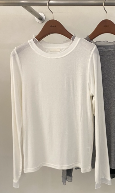 CHAE東大門㊣實拍女士新款休閑25秋冬熱賣人氣真品推薦長袖T恤CHAE長袖T恤圖色1