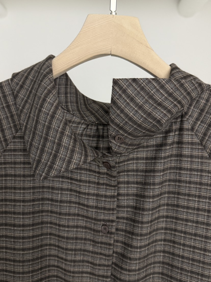 SANTAL韓國代購㊣女裝新款推薦休閑職業人氣25秋冬襯衫蕾絲衫SANTAL襯衫/蕾絲衫