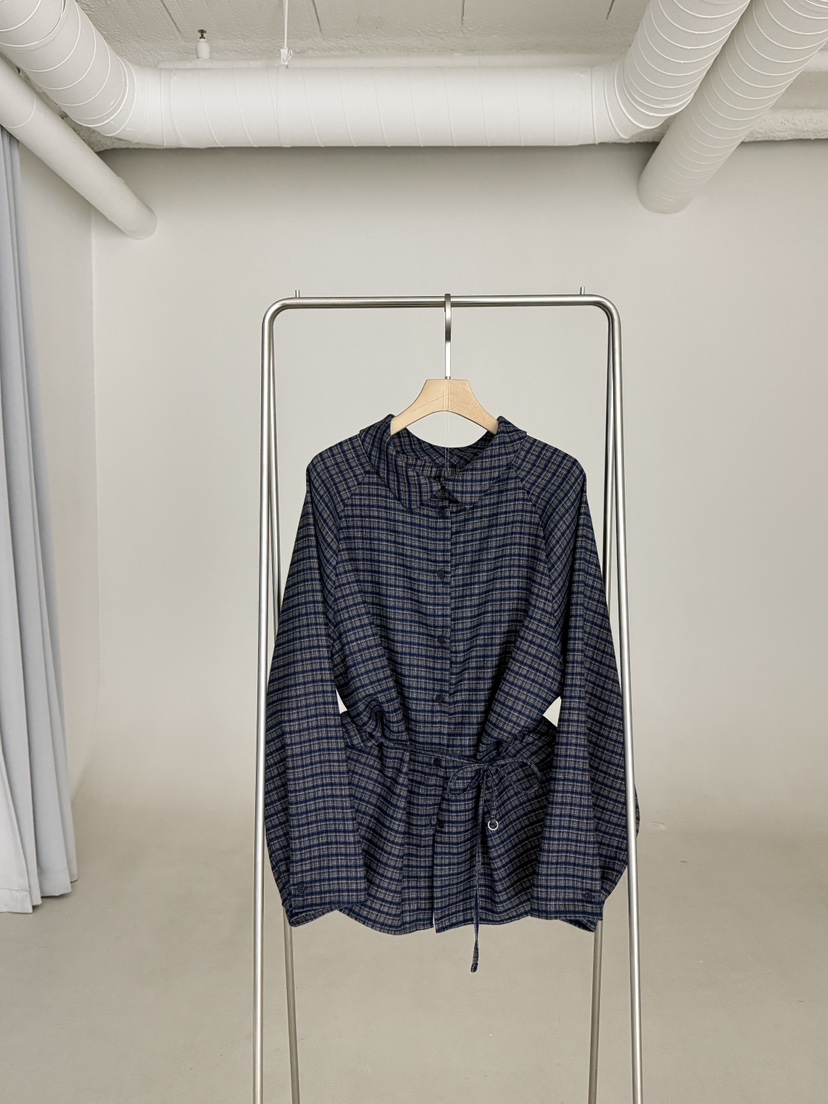 SANTAL韓國代購㊣女裝新款推薦休閑職業人氣25秋冬襯衫蕾絲衫SANTAL襯衫/蕾絲衫圖色1