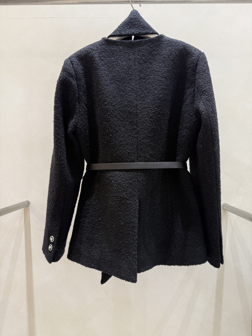 FEFFER東大門㊣實拍女裝新款職業人氣夾克含腰帶含圍巾羊毛FEFFER夾克