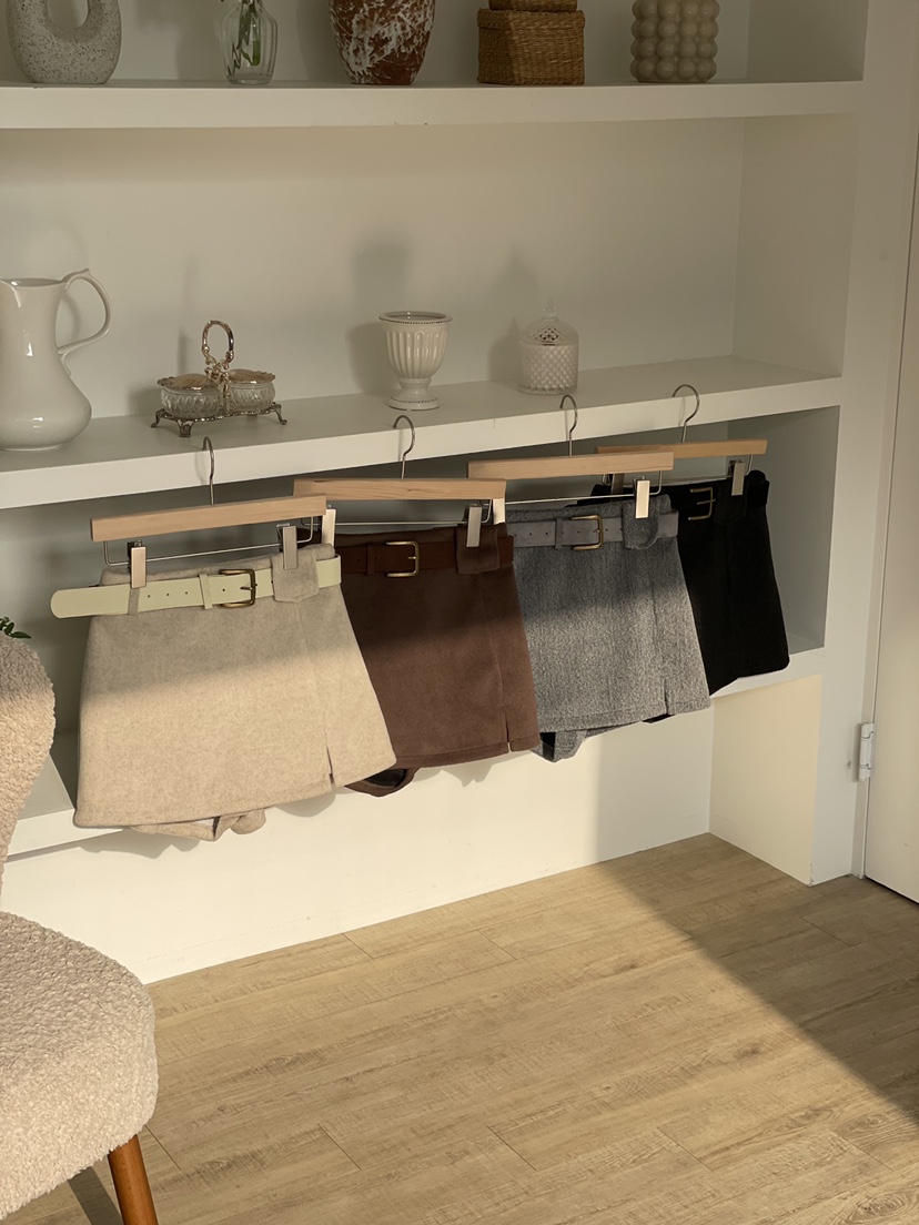 JOURNEY東大門㊣實拍女裝新品真品休閑25秋冬人氣裙褲含腰帶JOURNEY裙褲