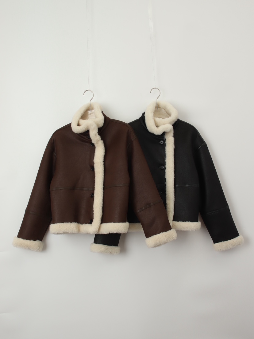 CCW東大門㊣實拍女裝新品時尚25秋冬熱賣人氣推薦職業短款大衣CCW--NYUNYU短款大衣