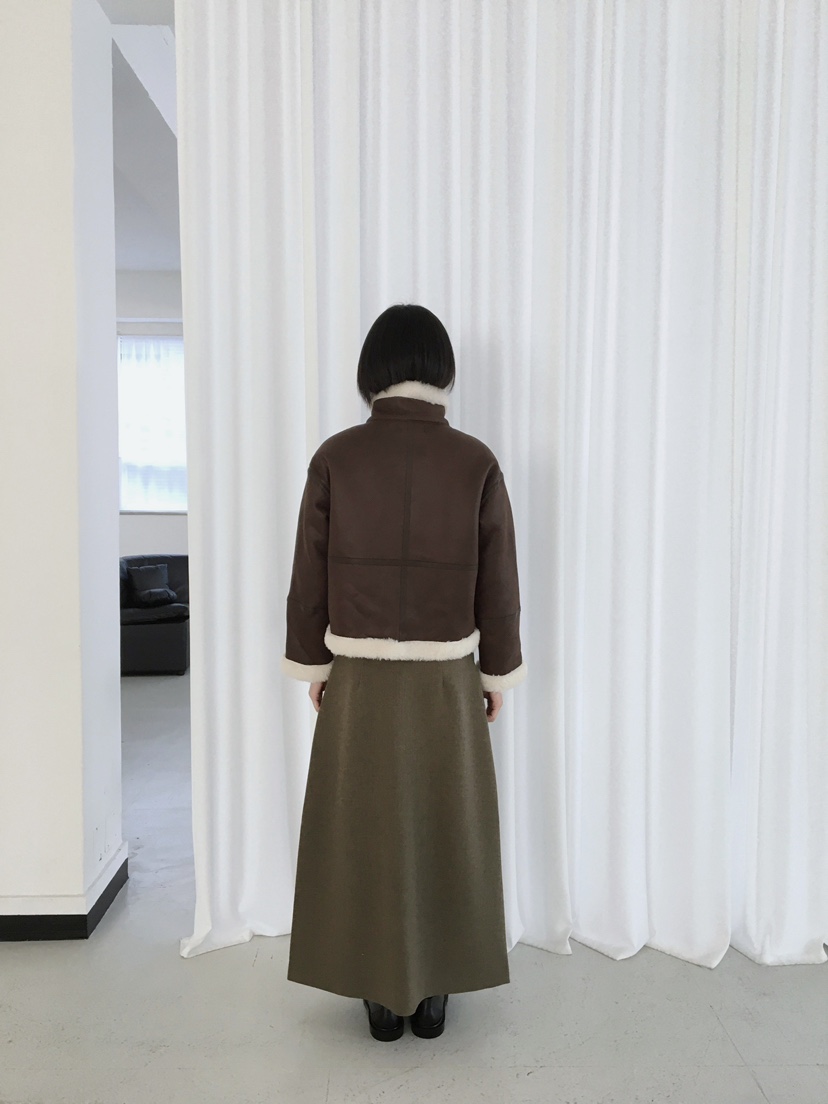 CCW東大門㊣實拍女裝新品時尚25秋冬熱賣人氣推薦職業短款大衣CCW--NYUNYU短款大衣