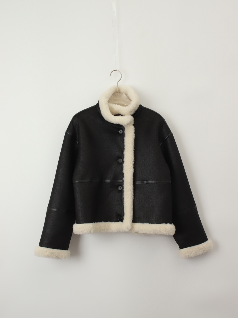 CCW東大門㊣實拍女裝新品時尚25秋冬熱賣人氣推薦職業短款大衣CCW--NYUNYU短款大衣圖色2