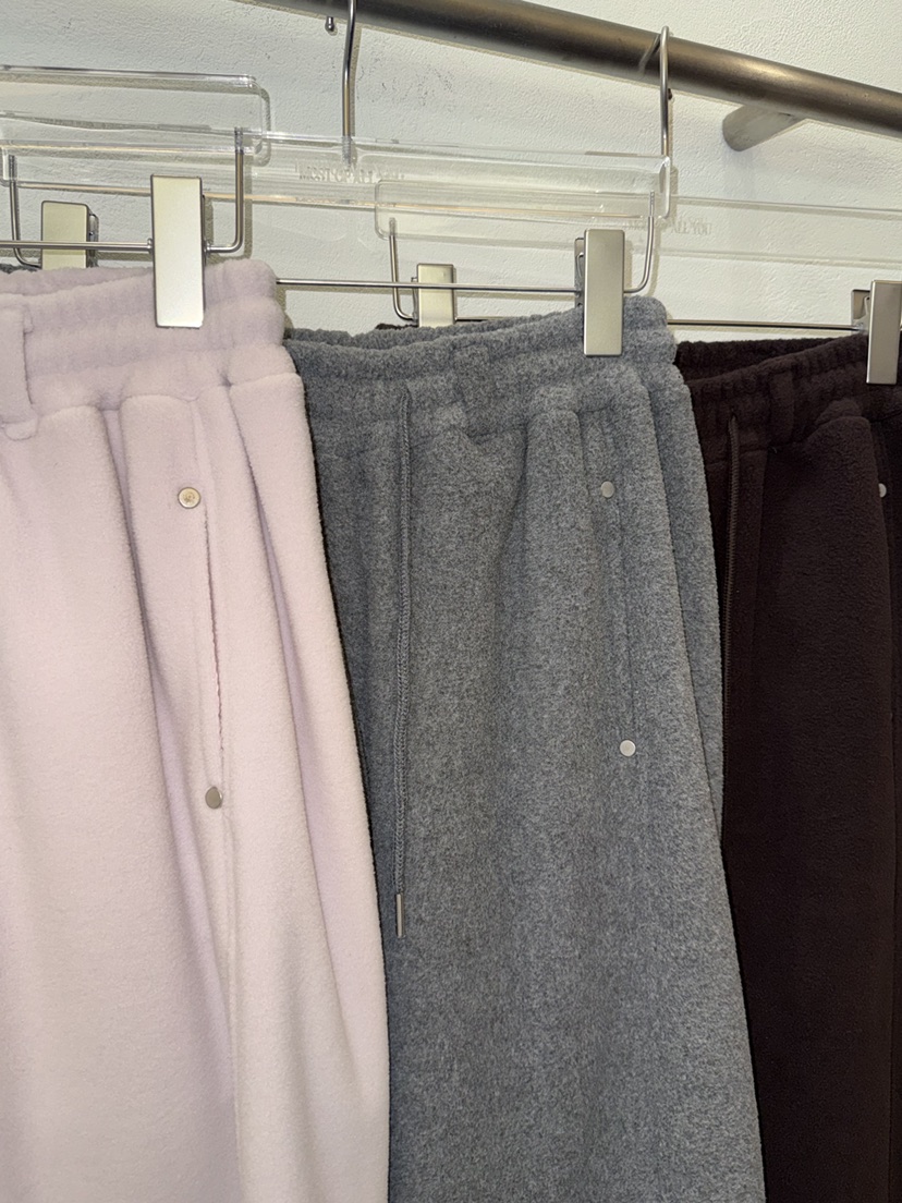 MOST OF ALL U東大門㊣代購女裝新款時尚推薦休閑褲抓絨MOST OF ALL U休閑褲