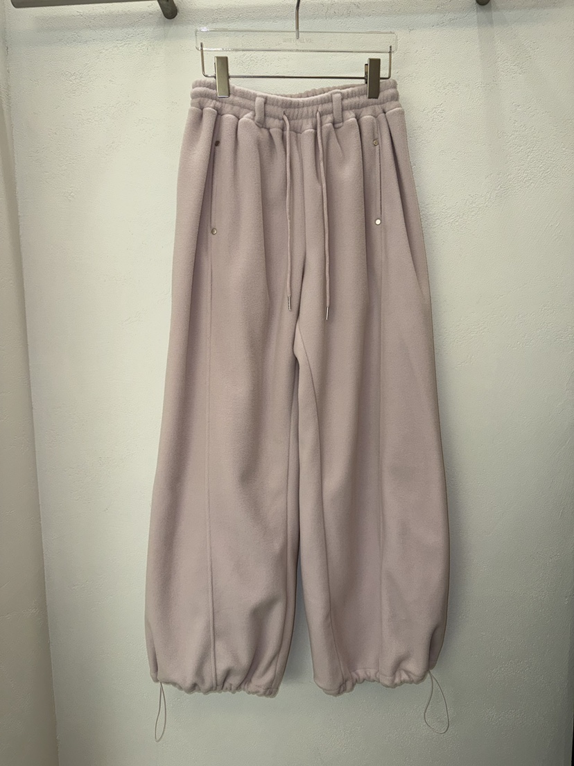 MOST OF ALL U東大門㊣代購女裝新款時尚推薦休閑褲抓絨MOST OF ALL U休閑褲圖色1