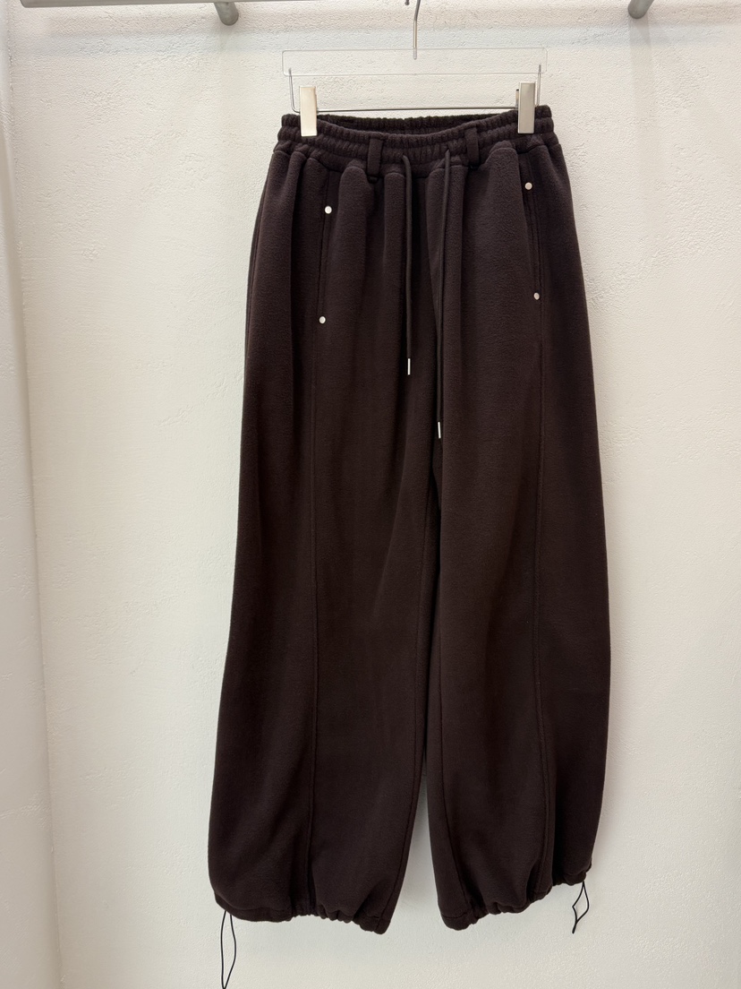 MOST OF ALL U東大門㊣代購女裝新款時尚推薦休閑褲抓絨MOST OF ALL U休閑褲圖色2