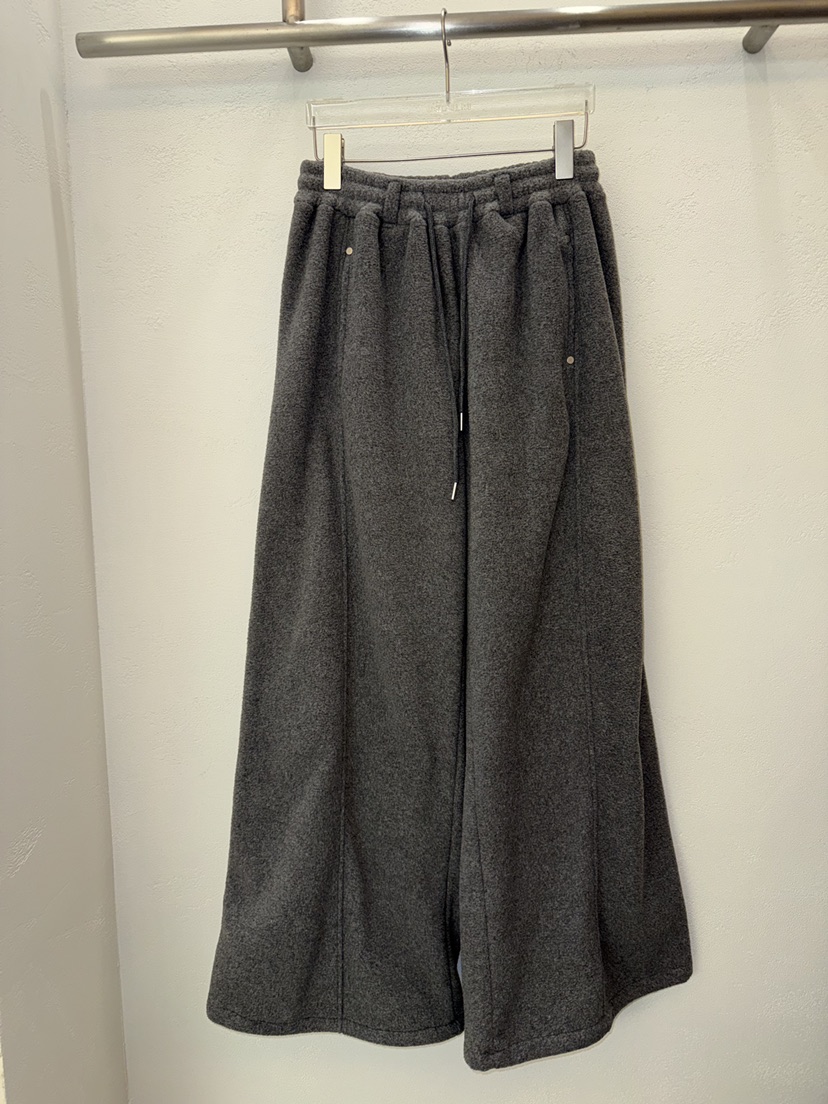 MOST OF ALL U東大門㊣代購女裝新款時尚推薦休閑褲抓絨MOST OF ALL U休閑褲圖色3