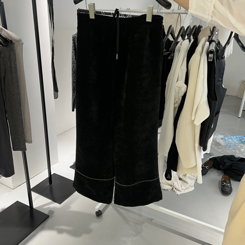 NEU ADULT東大門㊣直郵女士新款休閑推薦時尚休閑褲天鵝絨NEU ADULT休閑褲圖色1