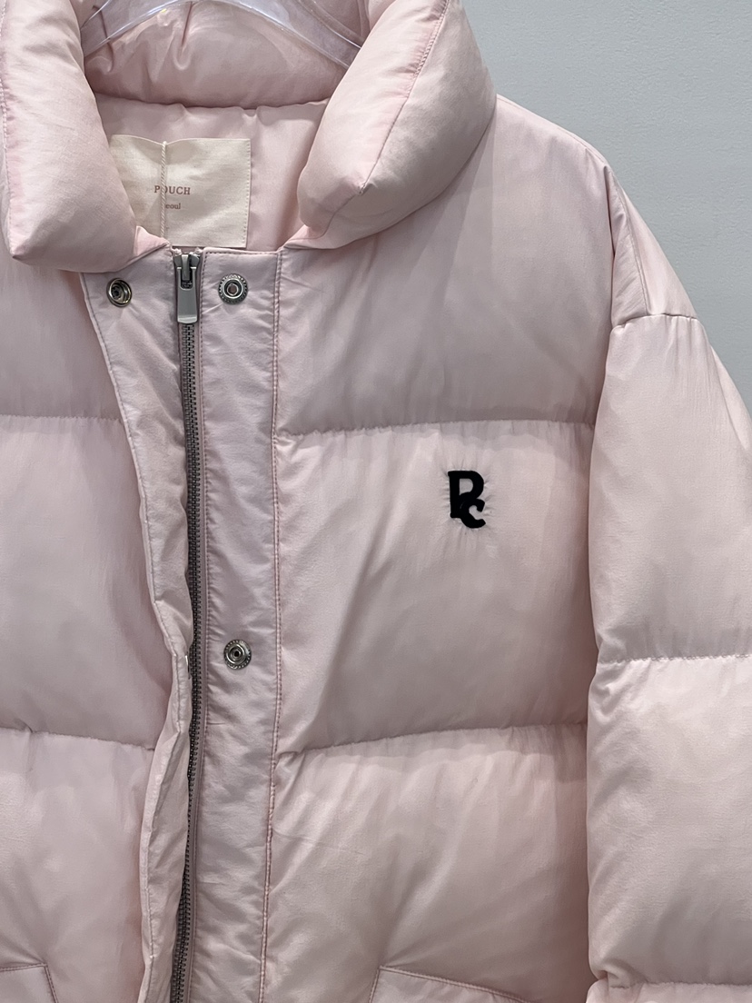 POUCH韓國直郵㊣女士新品25秋冬真品職業休閑推薦短款羽絨服POUCH短款羽絨服