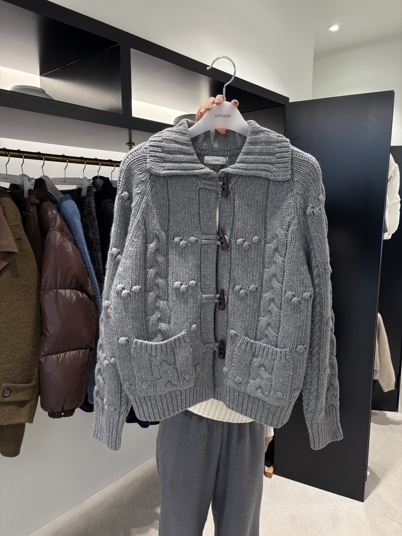 CREAM-P韓國直郵㊣女士新款人氣推薦真品熱賣休閑職業毛衣CREAM-P毛衣圖色3