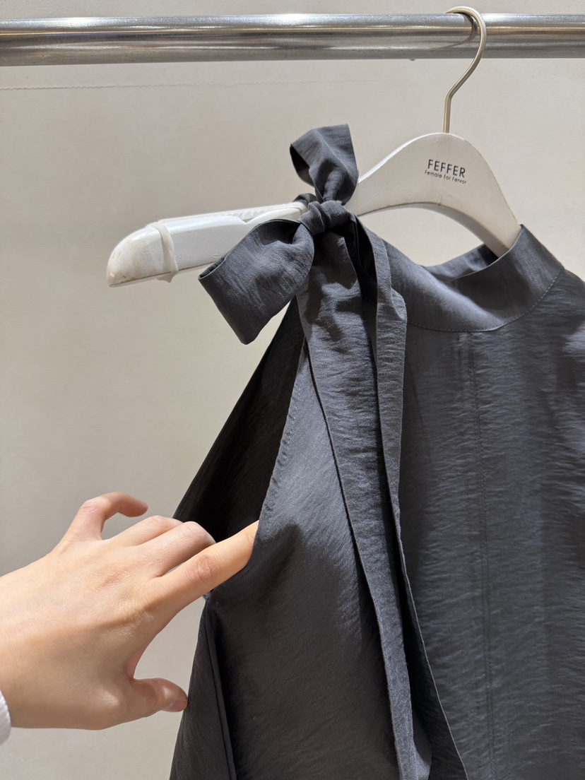 FEFFER韓國代購㊣女士新款休閑25秋冬職業熱賣人氣襯衫蕾絲衫FEFFER襯衫/蕾絲衫