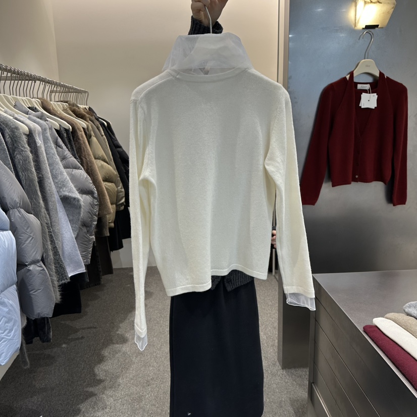 ALTER東大門㊣實拍女士新款時尚職業25秋冬休閑真品人氣針織衫Alter針織衫