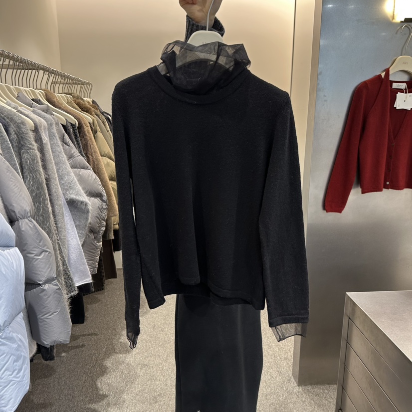 ALTER東大門㊣實拍女士新款時尚職業25秋冬休閑真品人氣針織衫Alter針織衫圖色3