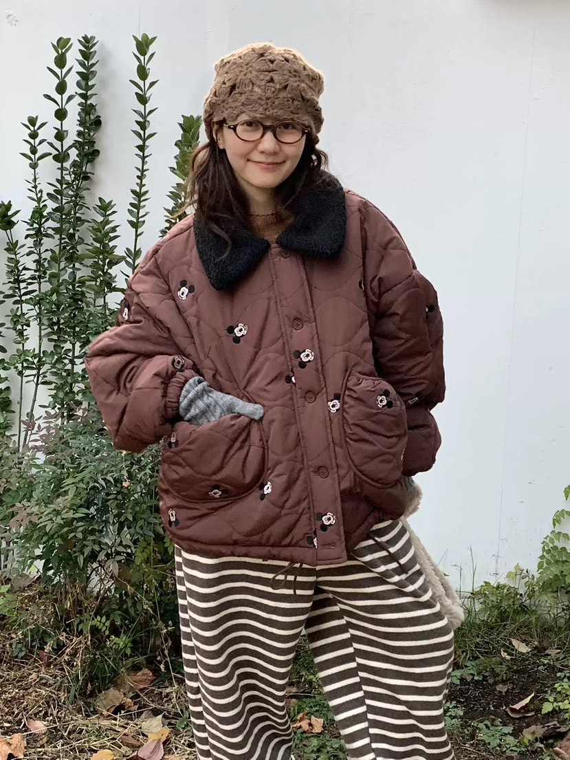 VENTI東大門㊣實拍女士新品職業熱賣25秋冬時尚短款棉服填充VENTI短款棉服圖色2