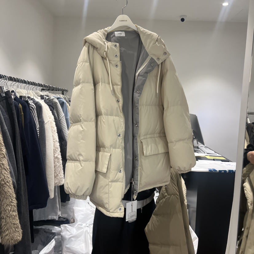 GABRIELLE東大門㊣實拍女裝新品人氣休閑熱賣職業短款羽絨服絨GABRIELLE短款羽絨服圖色3