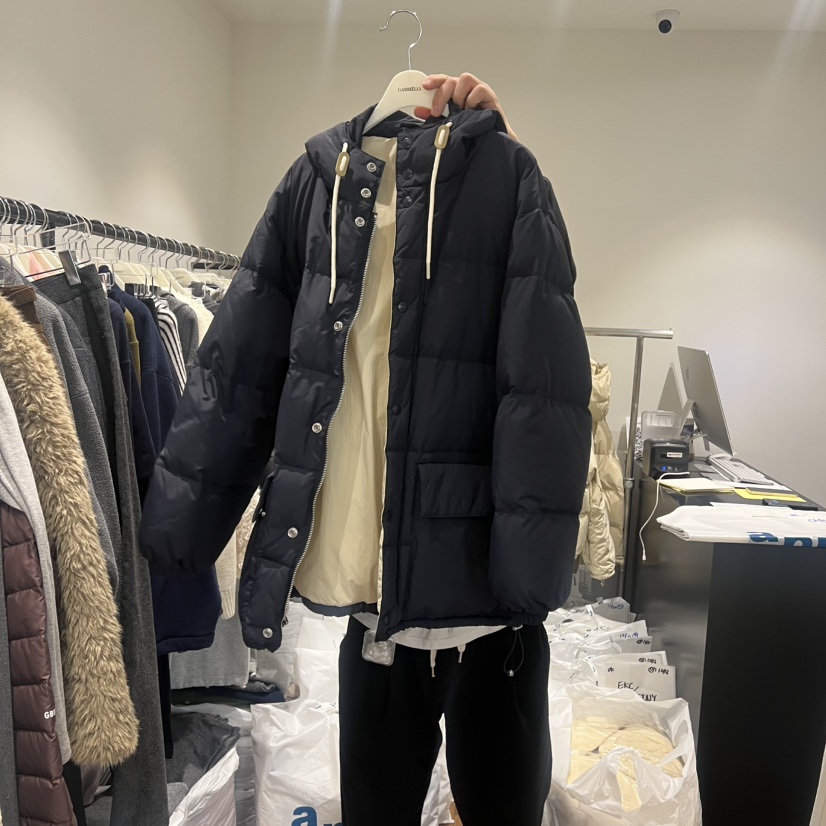 GABRIELLE東大門㊣實拍女裝新品人氣休閑熱賣職業短款羽絨服絨GABRIELLE短款羽絨服圖色4