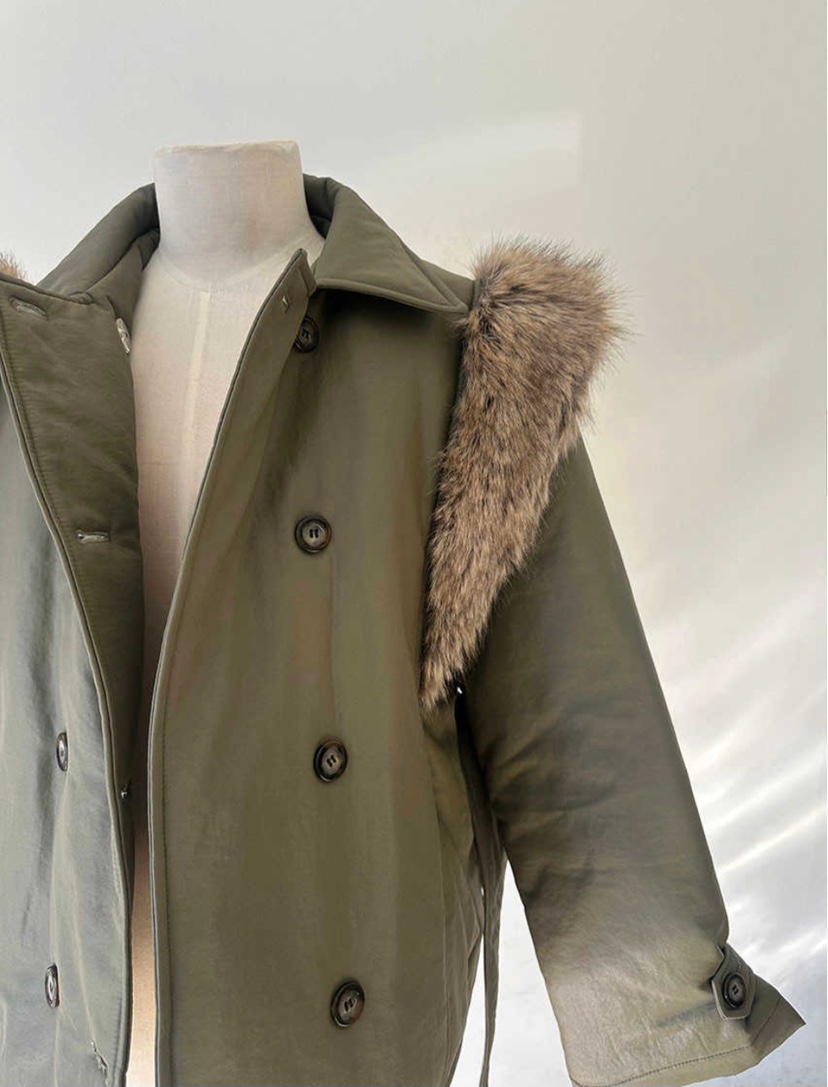 JOURNEY韓國直郵㊣女裝新款休閑人氣時尚真品推薦25秋冬夾克皮草JOURNEY夾克