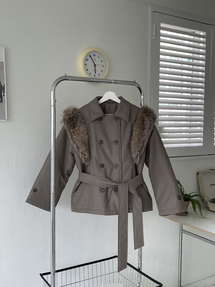 JOURNEY韓國直郵㊣女裝新款休閑人氣時尚真品推薦25秋冬夾克皮草JOURNEY夾克圖色1