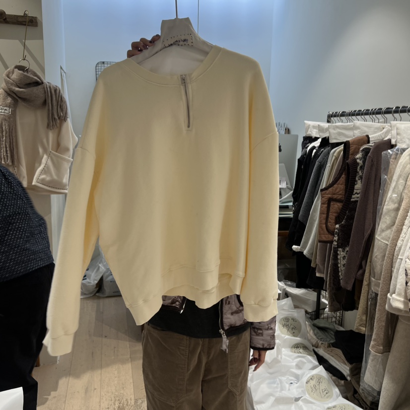 LE JARDINET東大門㊣直郵女士新品休閑熱賣推薦人氣衛衣拉鏈LE JARDINET衛衣圖色1