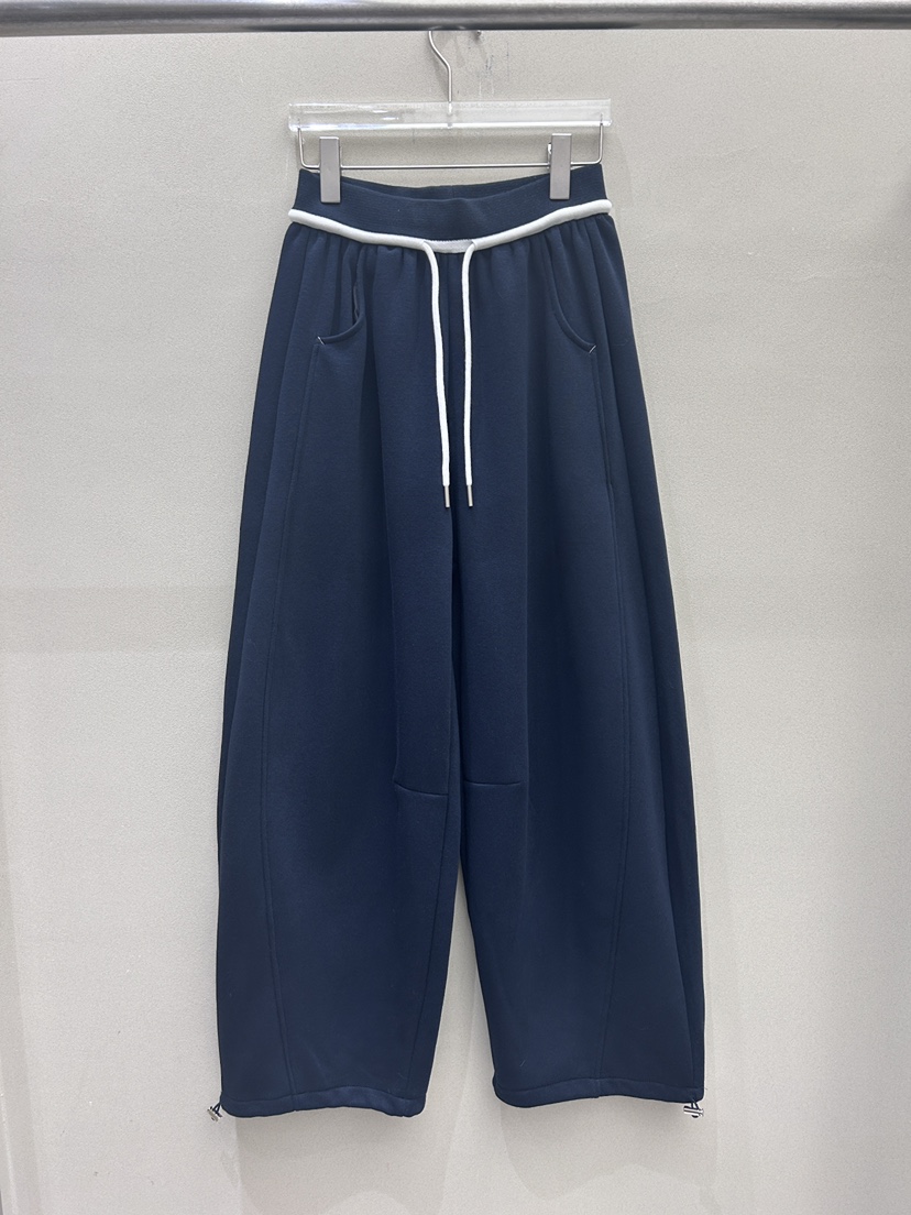 LATTE-P韓國代購㊣女士新品休閑推薦25秋冬時尚人氣休閑褲LATTE-P休閑褲圖色2深藍色