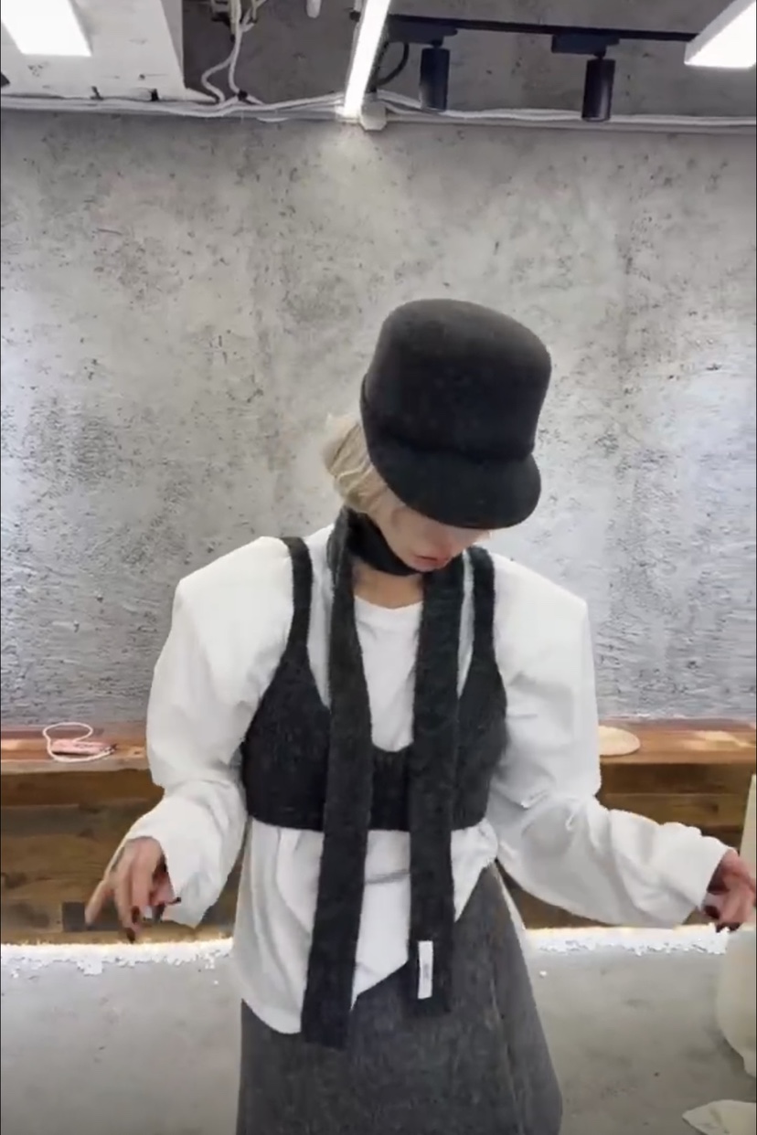 ARTE STUDIO韓國代購㊣女士新品25秋冬套裝不含內搭含圍巾套裝ARTE STUDIO套裝